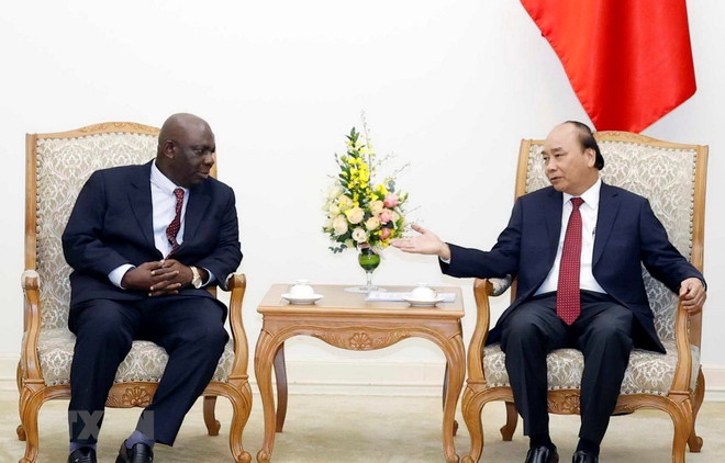 Premier de Vietnam apoya el impulso de los vínculos comerciales con Nigeria ảnh 1 Premier de Vietnam apoya el impulso de los vínculos comerciales con Nigeria ảnh 1
