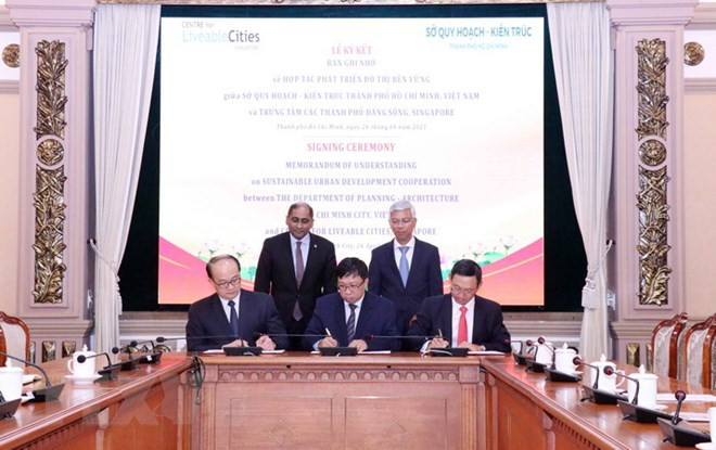 Ciudad Ho Chi Minh y Singapur cooperan en la planificación urbana ảnh 2 Ciudad Ho Chi Minh y Singapur cooperan en la planificación urbana ảnh 2