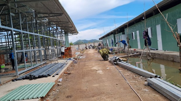Provincia vietnamita Kien Giang establece hospital de campaña con 300 camas ảnh 1