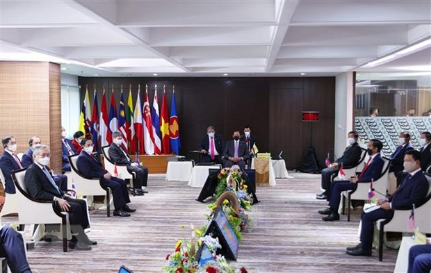 Dirigentes de la ASEAN debaten la situación de Myanmar ảnh 1 Dirigentes de la ASEAN debaten la situación de Myanmar ảnh 1