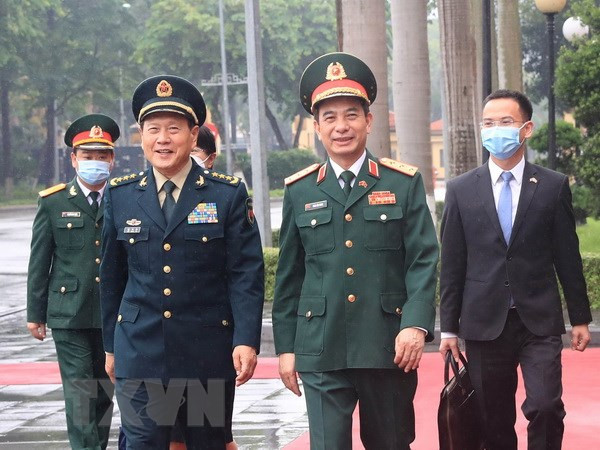 Agilizan cooperación entre Vietnam y China en defensa ảnh 1 Agilizan cooperación entre Vietnam y China en defensa ảnh 1