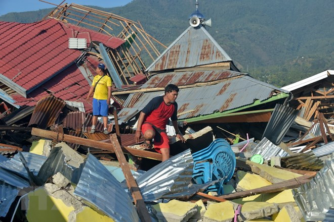 Aceleran labores de mitigación de consecuencias de desastres naturales en Indonesia ảnh 1 Aceleran labores de mitigación de consecuencias de desastres naturales en Indonesia ảnh 1