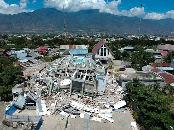 Indonesia acelera trabajos para superar consecuencias de sismo y tsunami ảnh 1 Indonesia acelera trabajos para superar consecuencias de sismo y tsunami ảnh 1