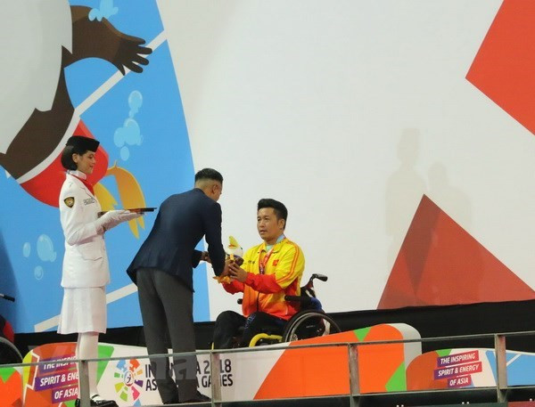 Vietnam gana oro en natación en Juegos Paralímpicos de Asia ảnh 1 Vietnam gana oro en natación en Juegos Paralímpicos de Asia ảnh 1