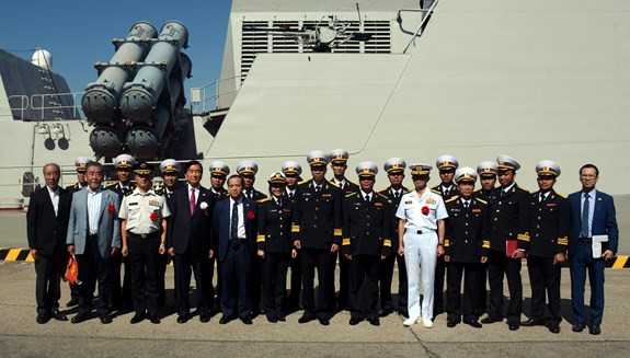 Barco de la Armada Popular de Vietnam llega a prefectura nipona de Osaka ảnh 1