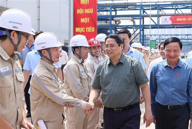 Premier vietnamita asiste a inauguración de central termoeléctrica Thai Binh 2 ảnh 3 Premier vietnamita asiste a inauguración de central termoeléctrica Thai Binh 2 ảnh 3