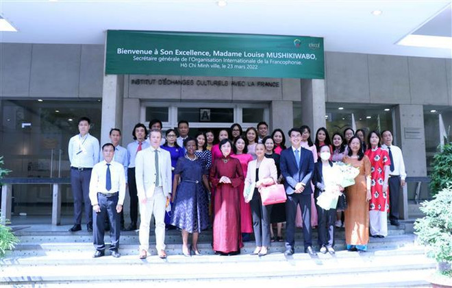 Secretaria general de la Francofonía continúa sus actividades en Vietnam ảnh 2 Secretaria general de la Francofonía continúa sus actividades en Vietnam ảnh 2