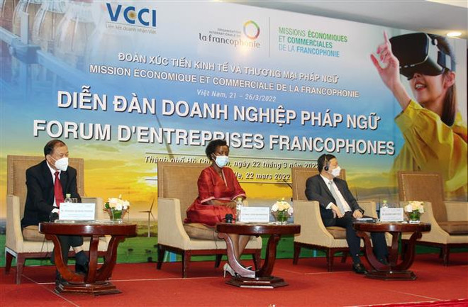 Celebran en ciudad vietnamita Foro empresarial de Francofonía ảnh 1 Celebran en ciudad vietnamita Foro empresarial de Francofonía ảnh 1