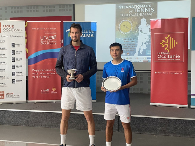 Tenista vietnamita se proclama subcampeón en torneo francés ảnh 1