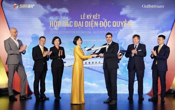 Sun Air, representante exclusivo de marca de avión lujoso Gulfstream en Vietnam ảnh 2 Sun Air, representante exclusivo de marca de avión lujoso Gulfstream en Vietnam ảnh 2