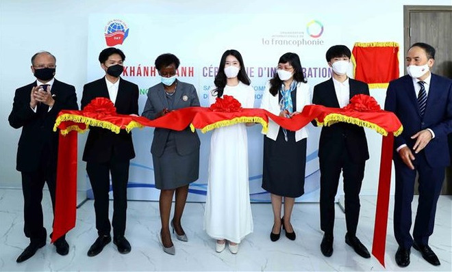 Inauguran aula francófona en Hanoi ảnh 2 Inauguran aula francófona en Hanoi ảnh 2