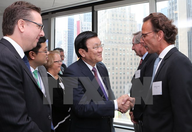 Actividades del presidente vietnamita en marco de Cumbre de ONU ảnh 2 Actividades del presidente vietnamita en marco de Cumbre de ONU ảnh 2