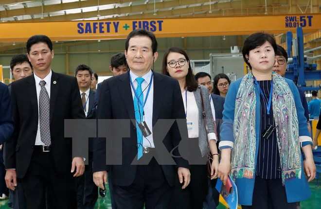 Presidente de Asamblea Nacional de Sudcorea finaliza visita a Vietnam ảnh 1 Presidente de Asamblea Nacional de Sudcorea finaliza visita a Vietnam ảnh 1