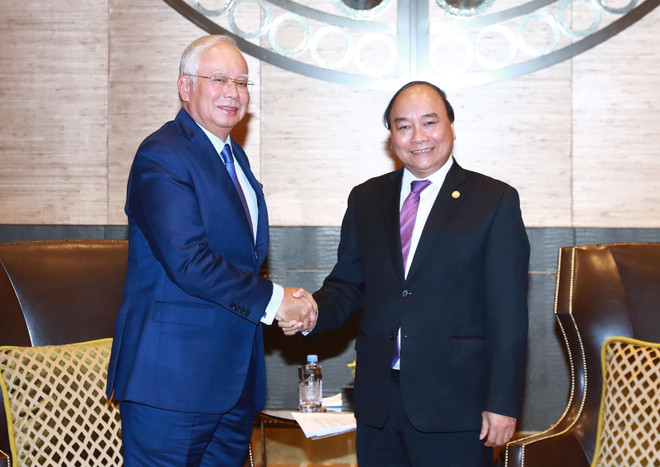 Premieres de Vietnam y Malasia intercambian temas de interés común ảnh 1 Premieres de Vietnam y Malasia intercambian temas de interés común ảnh 1