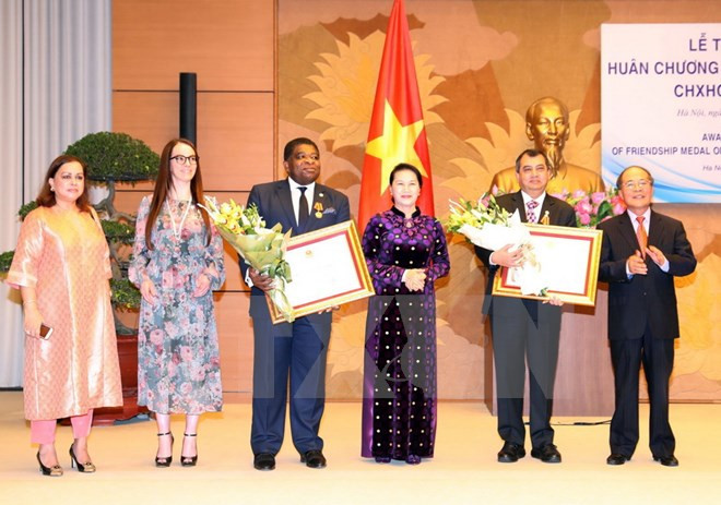 Presidenta parlamentaria de Vietnam recibe a dirigentes de UIP ảnh 1 Presidenta parlamentaria de Vietnam recibe a dirigentes de UIP ảnh 1