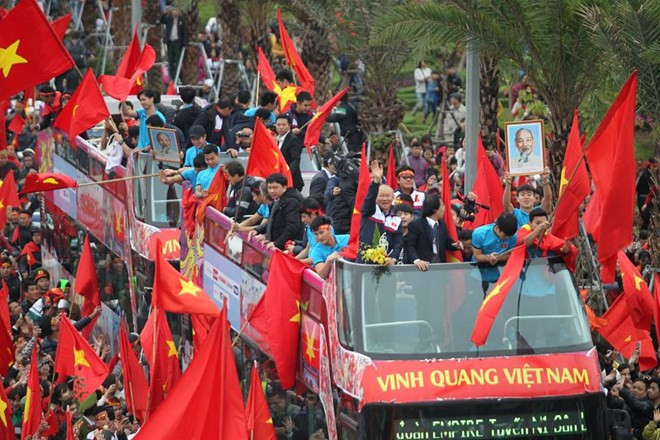 Selección Sub-23 regresa a Vietnam como hérores nacionales ảnh 1