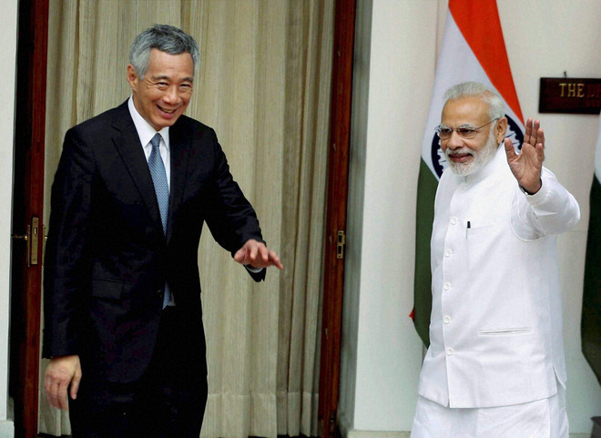 Dirigentes de India y Singapur debaten cooperación económica ảnh 1 Dirigentes de India y Singapur debaten cooperación económica ảnh 1