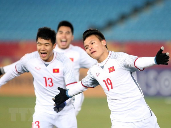 Medios de prensa japoneses saludan la victoria del equipo de fútbol sub 23 de Vietnam ảnh 1 Medios de prensa japoneses saludan la victoria del equipo de fútbol sub 23 de Vietnam ảnh 1