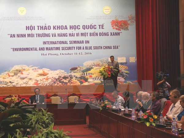 En Vietnam simposio científico a favor de un Mar del Este verde ảnh 1 En Vietnam simposio científico a favor de un Mar del Este verde ảnh 1