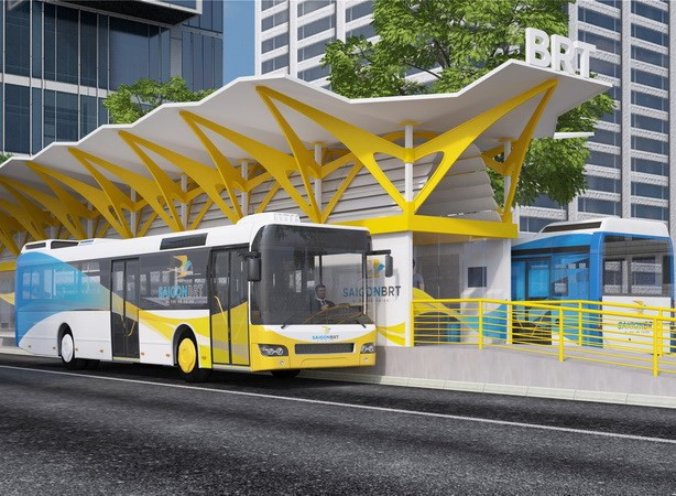 Ciudad Ho Chi Minh invierte 137 millones en buses de tránsito rápido ảnh 1