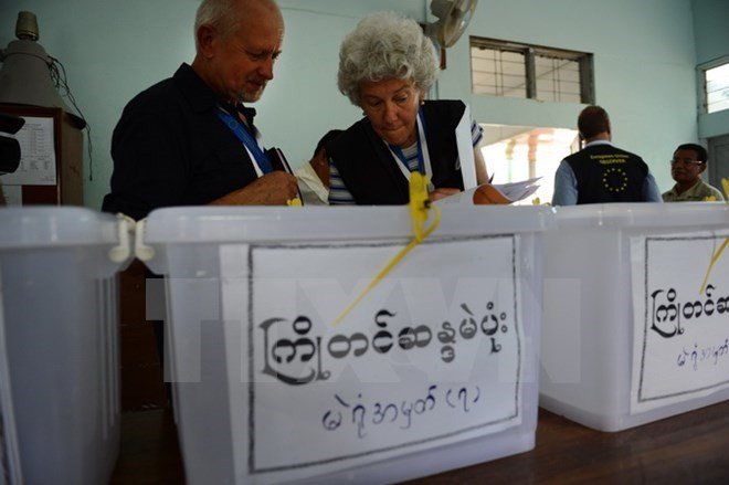 Más de 10 mil observadores accederán a colegios electorales de Myanmar ảnh 1 Más de 10 mil observadores accederán a colegios electorales de Myanmar ảnh 1