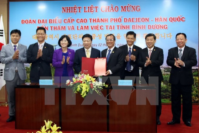 Localidades vietnamita y sudcoreana intensifican cooperación ảnh 1 Localidades vietnamita y sudcoreana intensifican cooperación ảnh 1