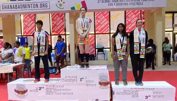Triunfa deportista vietnamita en Torneo Internacional de Bádminton en Ghana ảnh 1 Triunfa deportista vietnamita en Torneo Internacional de Bádminton en Ghana ảnh 1
