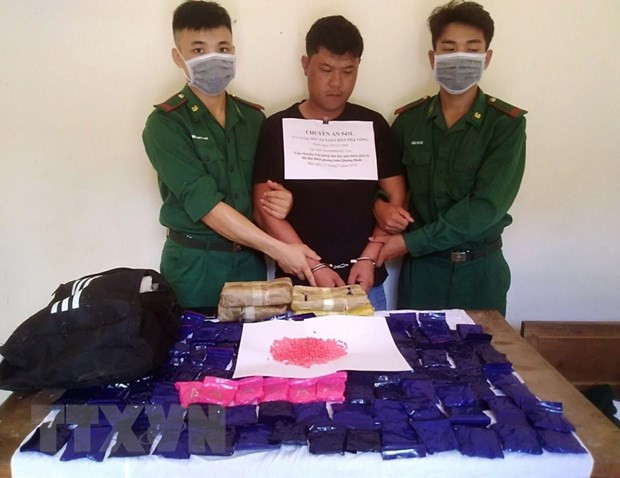 Arrestan en Vietnam a jefe de una organización de narcotráfico transnacional ảnh 1