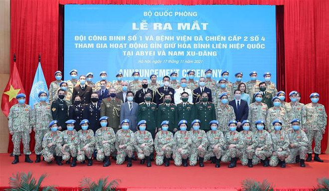 Estrenan primer grupo de ingeniería militar y cuarto hospital de nivel dos de Vietnam ảnh 1 Estrenan primer grupo de ingeniería militar y cuarto hospital de nivel dos de Vietnam ảnh 1