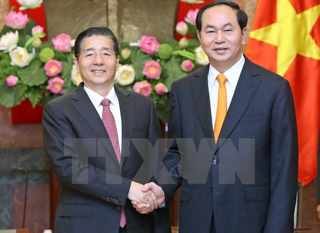 Presidente de Vietnam recibe a ministro de Seguridad Pública de China ảnh 1 Presidente de Vietnam recibe a ministro de Seguridad Pública de China ảnh 1