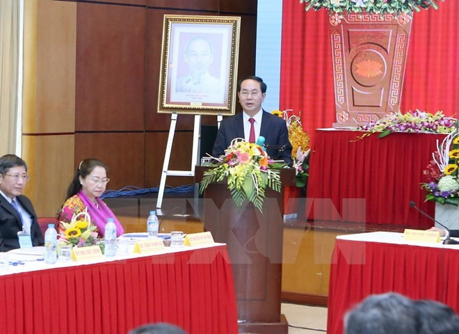 Presidente de Vietnam urge a reformar las actividades sindicales ảnh 1 Presidente de Vietnam urge a reformar las actividades sindicales ảnh 1