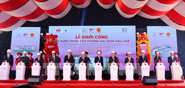 Comienzan construcción de Aeon Mall en provincia centrovietnamita ảnh 1 Comienzan construcción de Aeon Mall en provincia centrovietnamita ảnh 1