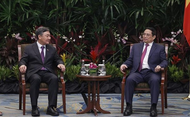 Premier de Vietnam recibe a empresas líderes de Singapur ảnh 1 Premier de Vietnam recibe a empresas líderes de Singapur ảnh 1