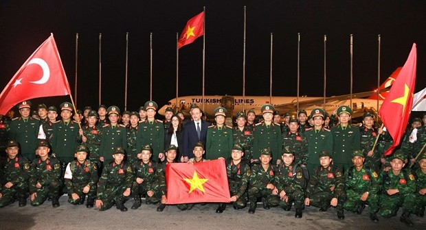 Vietnam envía segundo equipo de rescate a Turquía ảnh 1 Vietnam envía segundo equipo de rescate a Turquía ảnh 1