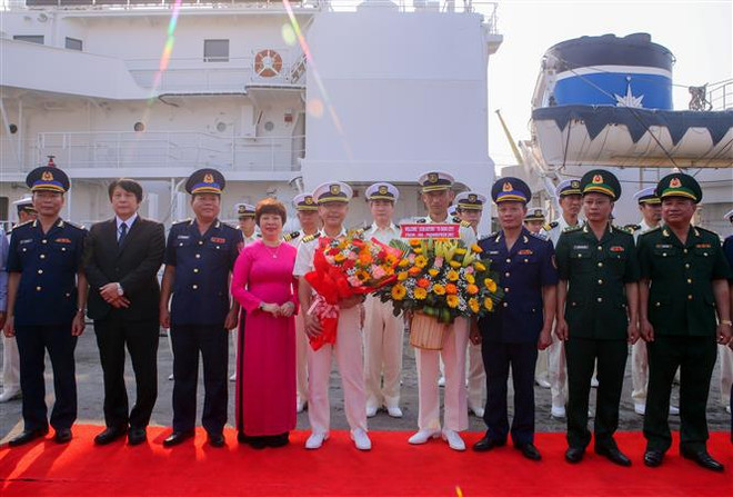 Buque patrullero de Japón visita ciudad vietnamita de Da Nang ảnh 2 Buque patrullero de Japón visita ciudad vietnamita de Da Nang ảnh 2