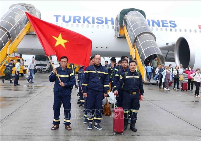 Honran a brigada de rescate de policía vietnamita por esfuerzos en Turquía ảnh 1 Honran a brigada de rescate de policía vietnamita por esfuerzos en Turquía ảnh 1
