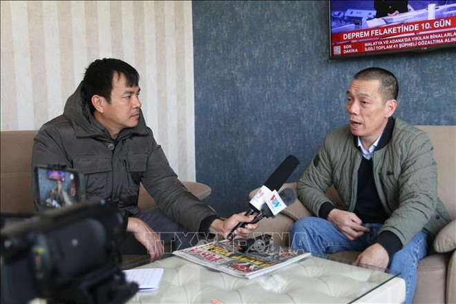 Embajadas vietnamitas continúan apoyando esfuerzos de rescate en Turquía y Siria ảnh 2 Embajadas vietnamitas continúan apoyando esfuerzos de rescate en Turquía y Siria ảnh 2