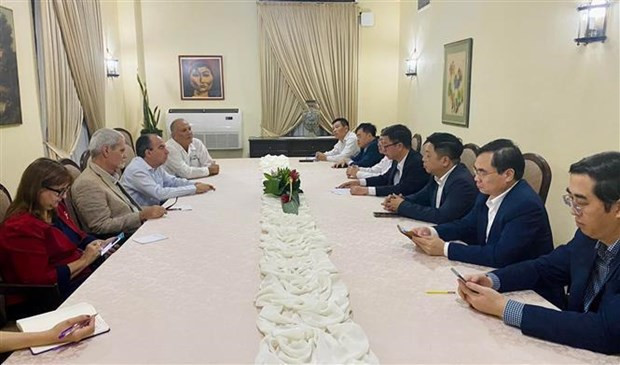 Delegación del Partido Comunista de Vietnam realiza visita de trabajo a Cuba ảnh 1 Delegación del Partido Comunista de Vietnam realiza visita de trabajo a Cuba ảnh 1