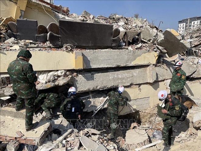 Determinados oficiales vietnamitas a cumplir misiones de rescate en Turquía ảnh 1 Determinados oficiales vietnamitas a cumplir misiones de rescate en Turquía ảnh 1