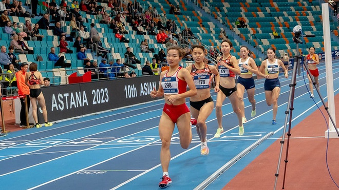 Vietnam ocupa octavo lugar en Campeonato Asiático de Atletismo en Pista Cubierta 2023 ảnh 1 Vietnam ocupa octavo lugar en Campeonato Asiático de Atletismo en Pista Cubierta 2023 ảnh 1