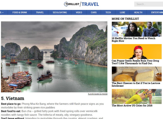Vietnam, uno de los cinco destinos más atractivos del Sudeste de Asia ảnh 1
