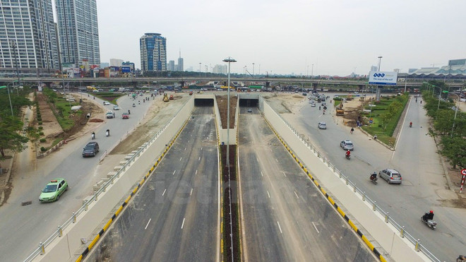 Abren al tráfico túneles más modernos de Hanoi ảnh 3 Abren al tráfico túneles más modernos de Hanoi ảnh 3