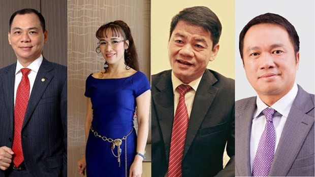 Cuatro empresarios vietnamitas aparecen en la lista de multimillonarios de Forbes ảnh 1 Cuatro empresarios vietnamitas aparecen en la lista de multimillonarios de Forbes ảnh 1