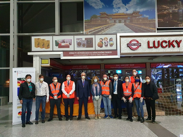 Vietnam Airlines transporta a casi 600 ciudadanos europeos a Alemania ảnh 1 Vietnam Airlines transporta a casi 600 ciudadanos europeos a Alemania ảnh 1