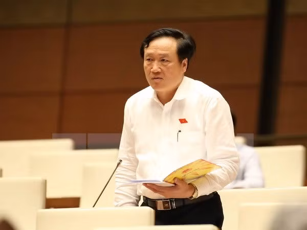  Parlamento vietnamita continúa analizando proyectos legales ảnh 1