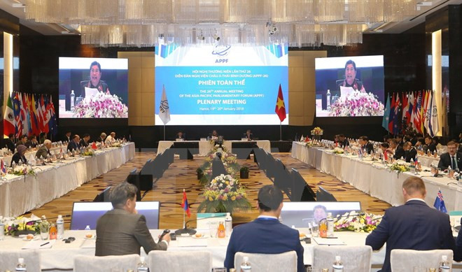 Efectúan segundo plenario de XXVI Reunión anual de APPF ảnh 1