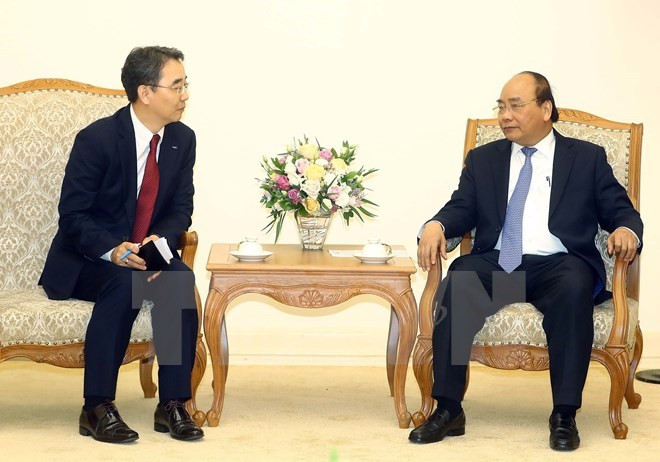 Premier de Vietnam recibe al director general de Doosan Vina ảnh 1 Premier de Vietnam recibe al director general de Doosan Vina ảnh 1