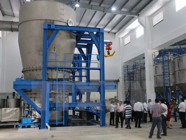 Inaugurada la primera fábrica de fertilizante inteligente en Vietnam ảnh 1 Inaugurada la primera fábrica de fertilizante inteligente en Vietnam ảnh 1