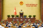 En el noveno periodo de sesiones de la AN de la XV Legislatura (Foto: quochoi.vn)