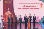 La Asociación de Víctimas del Agente Naranja/Dioxina de Vietnam recibe la Orden del Trabajo de segunda clase. (Foto: VNA)
